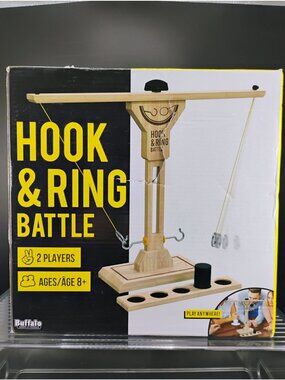 Hook & Ring Battle Party Game Family Fun 2 Players Ages 8+